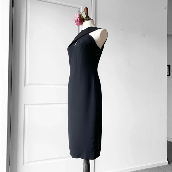 CARLA ZAMPATTI Classy Black Midi Dress - Picture 3 of 7